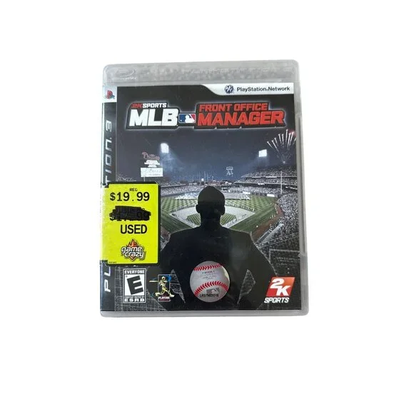 MLB Front Office Manager Sony PlayStation 3‎ 2009 Baseball *Tested*