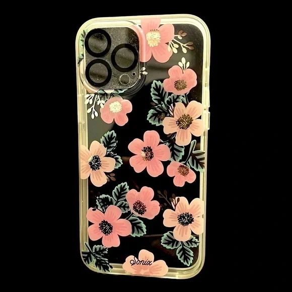 SONIX Clear Floral iPhone 12 Pro Max Case with Metallic accents