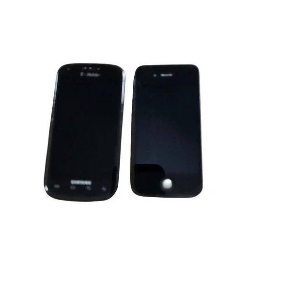 Lot of 2 Apple iPhone 4s A1387 & Samsung Galaxy S T-Mobile Untested‎ Parts Only
