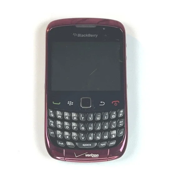 BlackBerry Curve 8530 Verizon Purple Smartphone‎ VTG QWERTY Keyboard For Parts