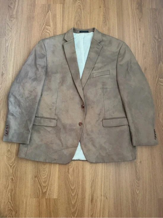 Ralph Lauren Men’s 50R Suede Style Blazer