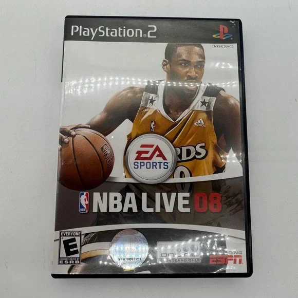 NBA Live 08 Sony PlayStation 2 PS2 Basketball Game Complete With Manual