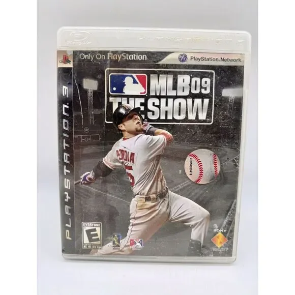 MLB 09: The Show (Sony‎ PlayStation 3, 2009) Game Case Manual Tested