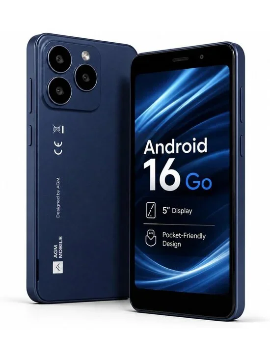Compact Android Mini Phone, 16GB Storage, 4G LTE, Removable 3000mAh Battery