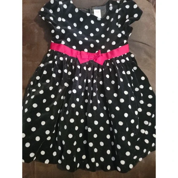 Gymboree holiday panda polka‎ dot dress size 2t