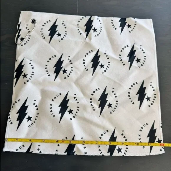 Black Rock Coffee golf towel