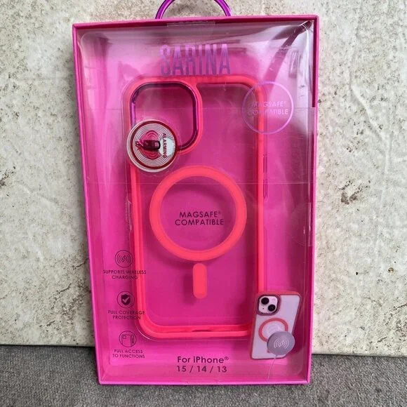 SARINA IPHONE COMPATIBLE CASE For iPhone 15/14/13 MAGSAFE compatible