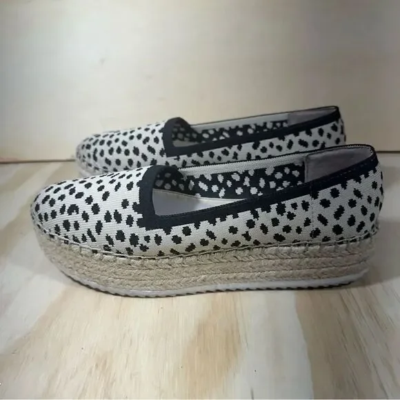 Gianni Bini Animal Print Espadrille Shoes Women’s Size 7.5