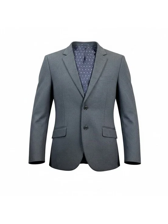 Tailorbyrd Collection Sz 40R Gray Stretch Blazer Travel Soft Stretch Sportcoat