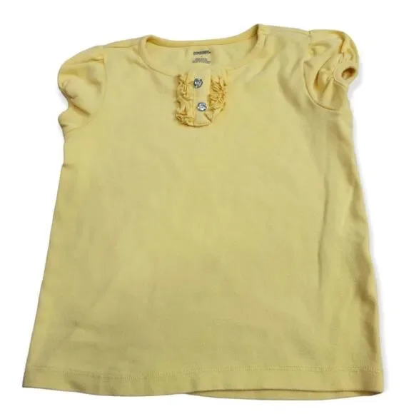 Gymboree yellow shirt 7