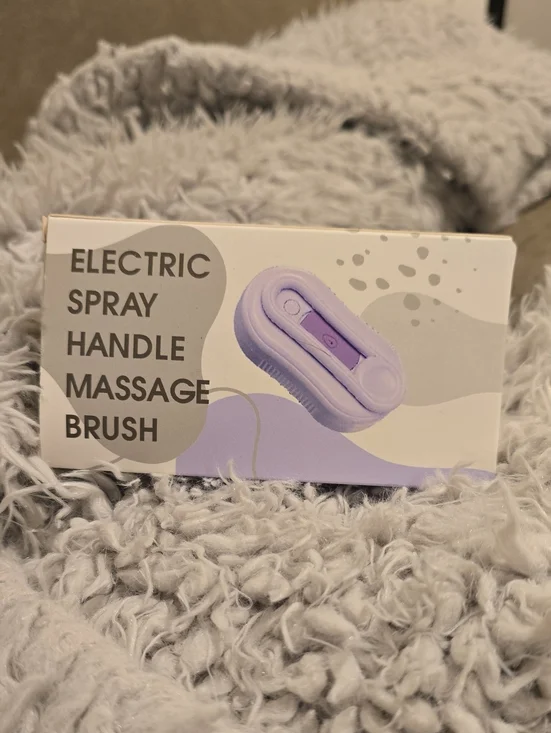 Electric Spray Handle Massage Pet Brush - Lavender