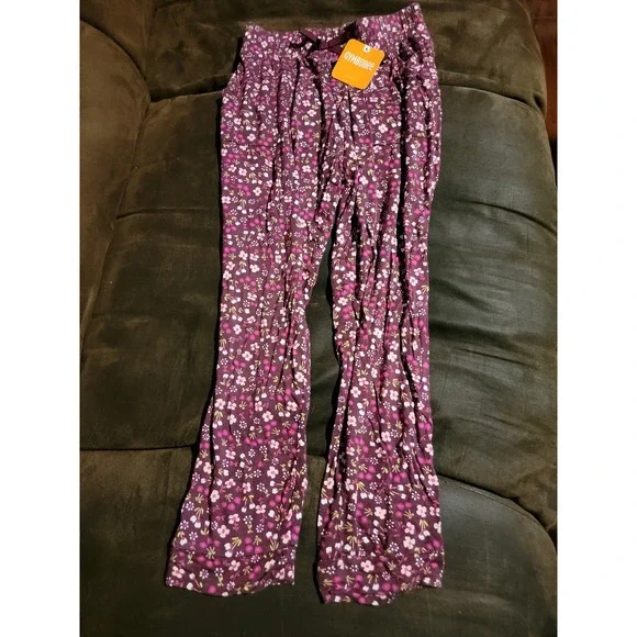 Gymboree plum pony floral‎ pants size 8 nwt