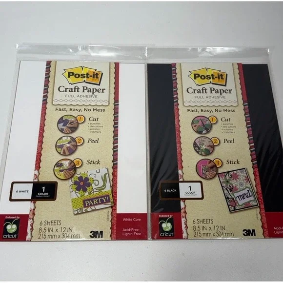 Post It Craft Paper Full Adhesive 8.5