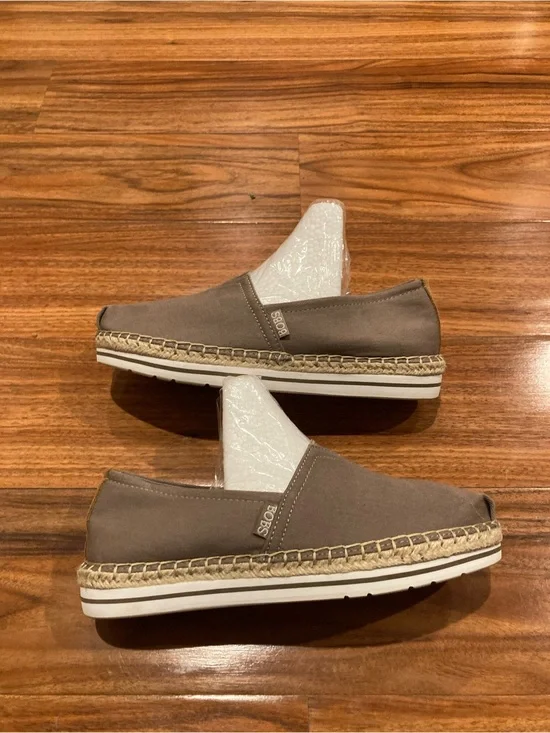 b.o.c. Taupe Slip-On Espadrille Loafers