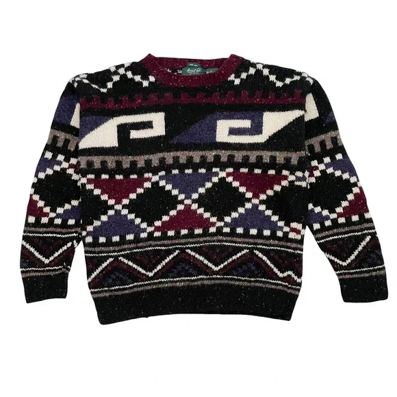 Vintage Marshall Field's Wool Sweater Men's Large - Hand Loom