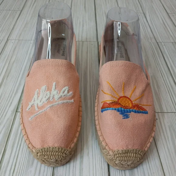 NEW Soludos X Lockhart Aloha Bohemian Embroidered Espadrilles