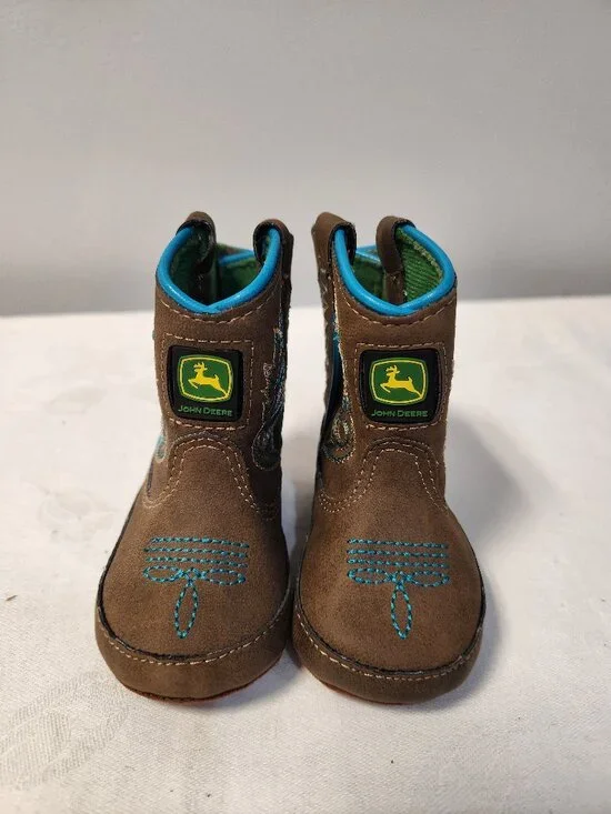 John Deere Infant Booties