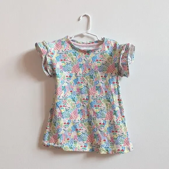 Gymboree Tunic Dress Girls Sz 2T Multi Colorful Floral
