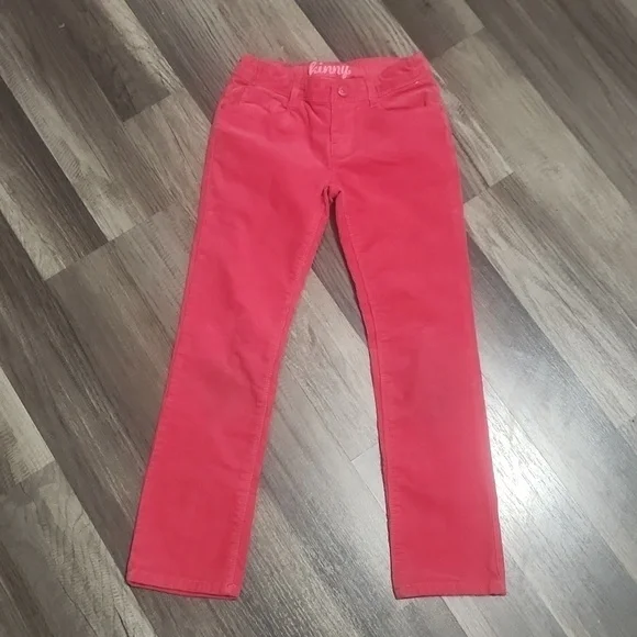GYMBOREE Corduroy Pants Size 6 Pink Adjustable Waist