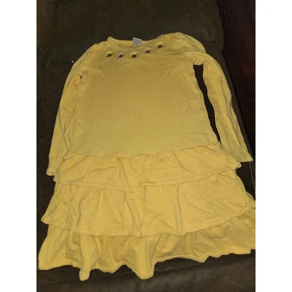 Gymboree autumn harvest sunflower dress size 5t‎