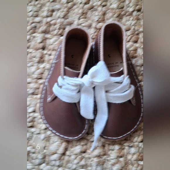 Leather Baby shoes Hand made of texas size 5 old money‎ classic casual christmas