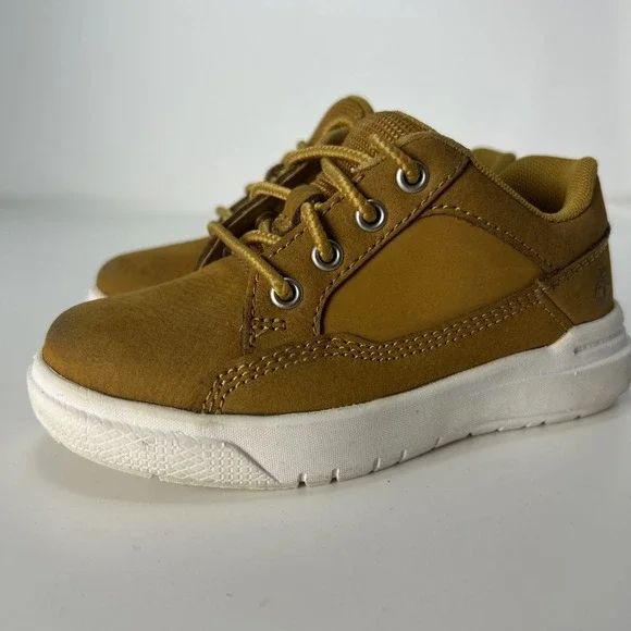 Timberland Toddler Allston Lace Up Sneakers Toddler‎ Size 7 Wheat Nubuck Leather