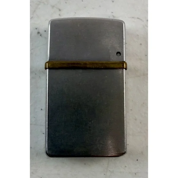 Vintage Nimrod Commander Lighter Silver Chrome USA Untested