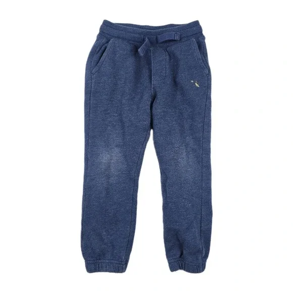 OshKosh Bgosh Toddler 4T Heather Navy Blue Fleece Jogger Sweatpants Drawstring