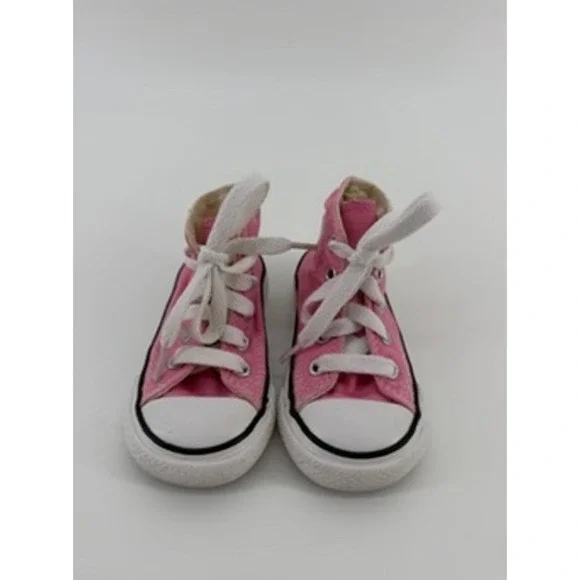 Converse Chuck Taylor All Star High Top Pink Baby Shoes Size 5 Toddler Sneaker