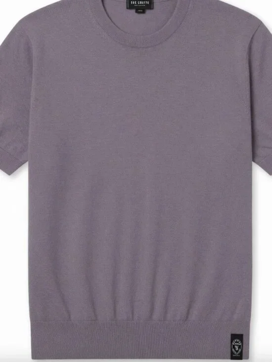 Todd Snyder Silk Cashmere Tee - Dusty Lavender - Men's Large