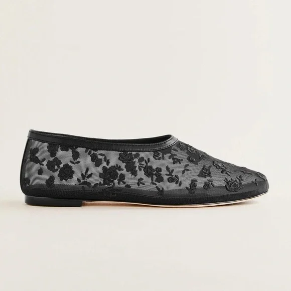 REFORMATION Britt Mesh Ballet Flats