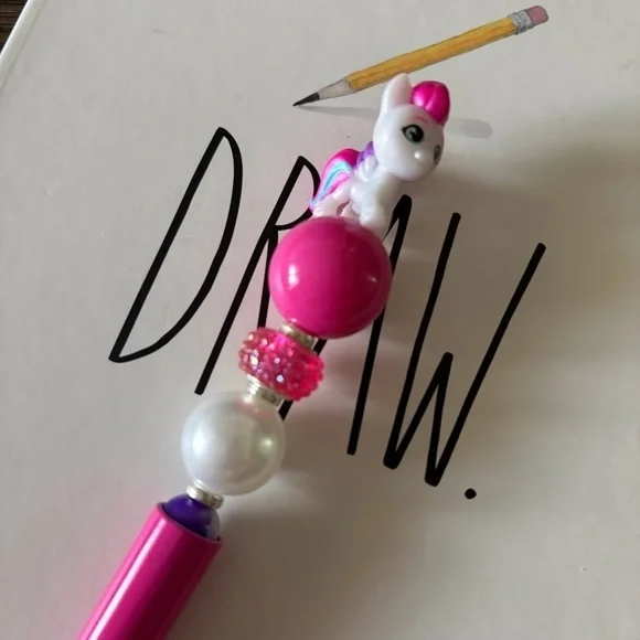 My Little Pony: Zipp Storm handmade beaded pen