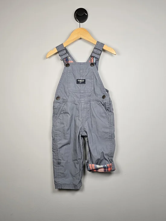 OshKosh B'gosh Boys' Gray Cotton Overalls