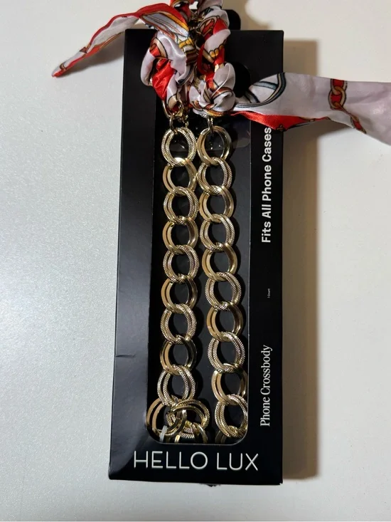 Gold Phone Chain Crossbody Attachment