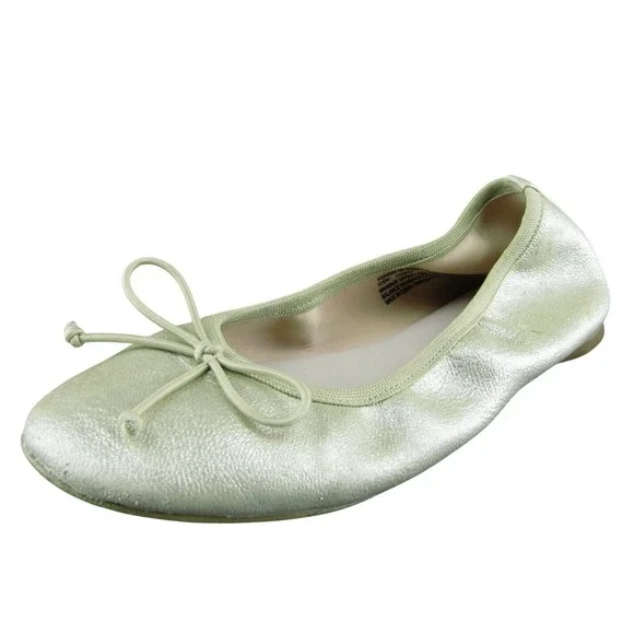 Ruby‎ & Bloom Girls Ballet Shoes Gold Synthetic Slip On Size T 12.5 Medium
