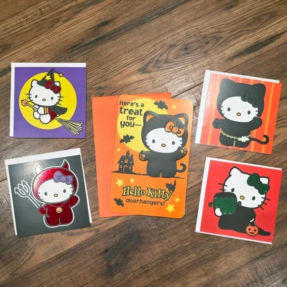 Hello Kitty Halloween Greeting Cards 5