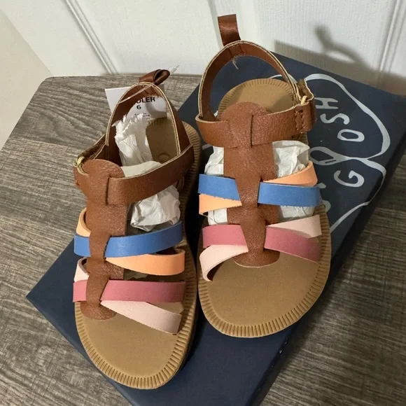 NWT OshKosh B’gosh Toddler Sandals Size 6