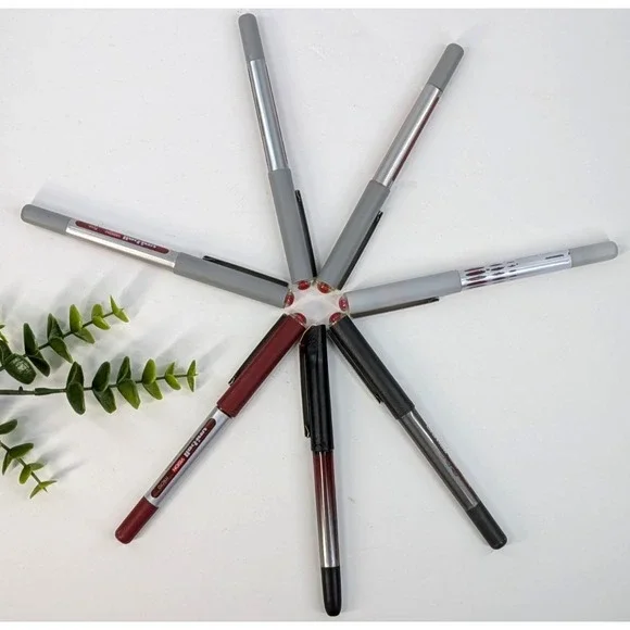 ALL RED INK LOT 7🚨Uni-ball Vision Micro Fine Point RollerBall Pen NeedleGrading