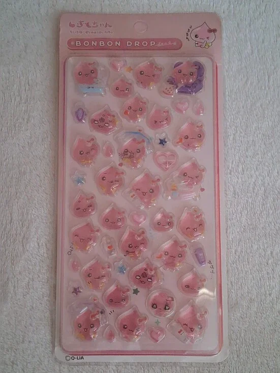 Bonbon Drop 3D Puffy Sricker Sheet