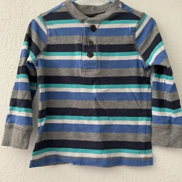 OSHKOSH B'GOSH LONG SLEEVE STRIPED SHIRT