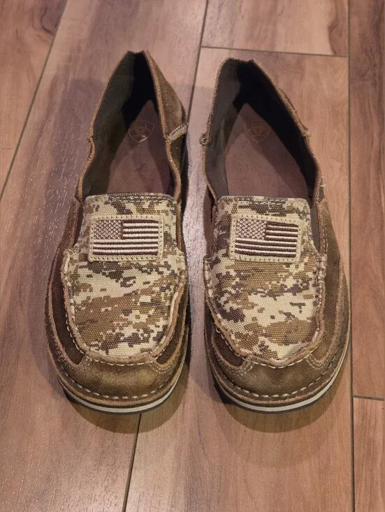 Womens Ariat Cruiser Patriot Slip Ons Mules- Size 7.5
