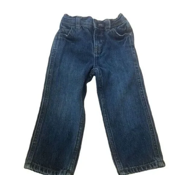 Toddler Boy's‎ Jeans Dark Wash Denim Classic Casual Pants