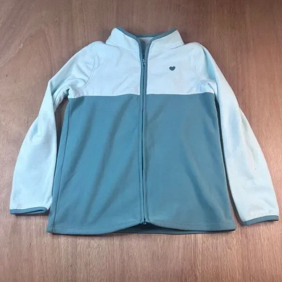 OshKosh B’gosh Kids‎ Fleece Jacket Blue Zip Up Size 12/12A