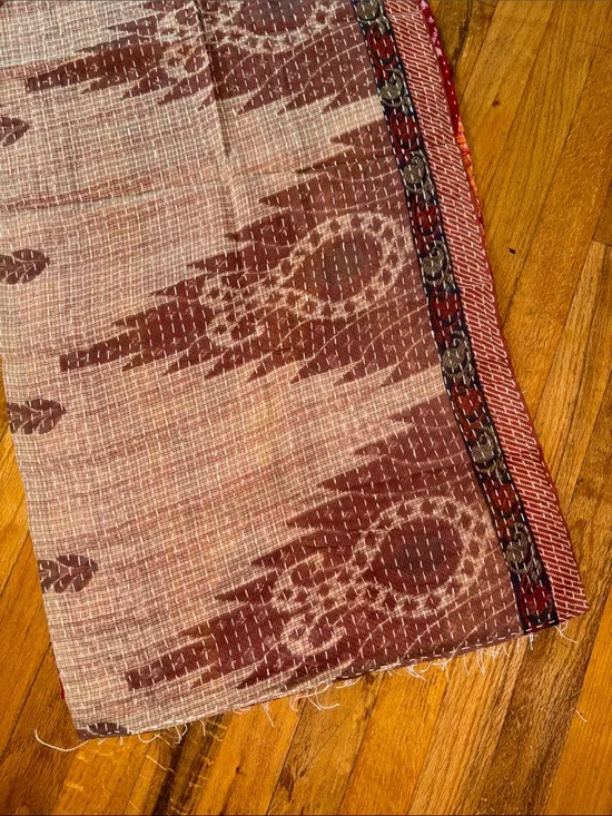 Kantha Scarf #6 100% Cotton