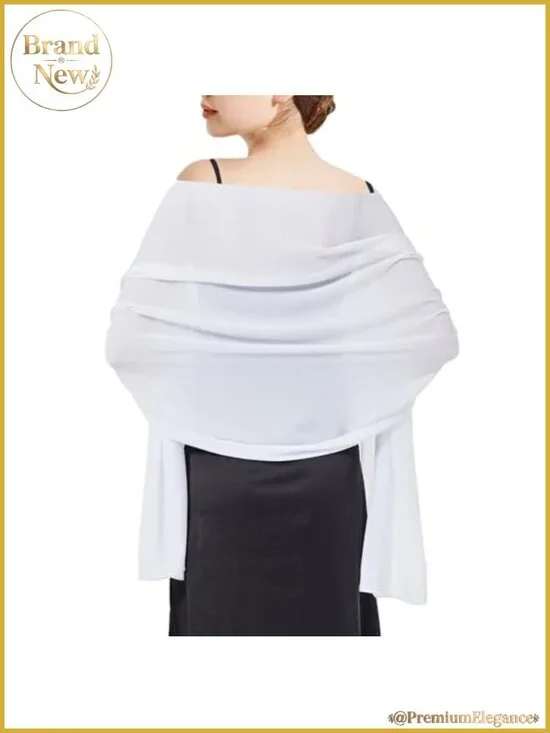 Chiffon Shawl Wrap for Women Lightweight Evening Dress Cover Up
