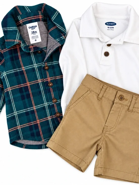 3 pack! Elevated fall season basics ✨ boys 18-24 months