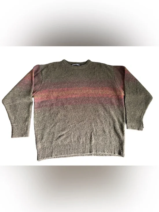Vintage Northern Isles XL Merino Wool Lambs Wool Knit Pullover Sweater
