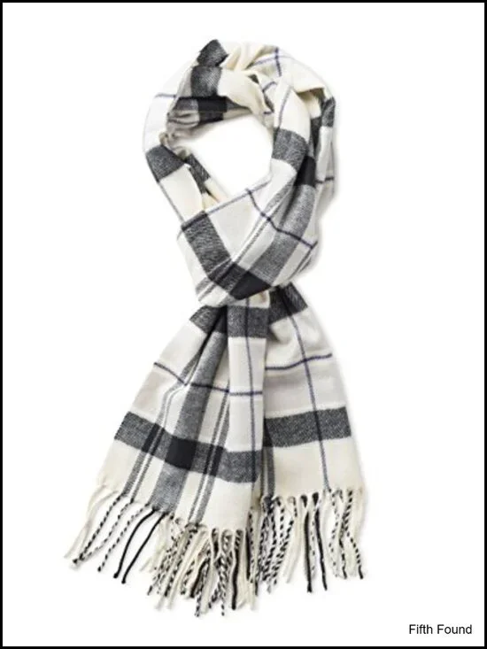 Super Soft Luxurious Cashmere Feel Winter Scarf Gift Box Plaid Wrap