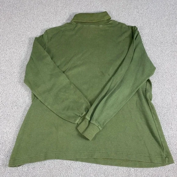 VTG Duofold Turtleneck Shirt Mens XL Olive Green Long Sleeve Made In USA Vintage