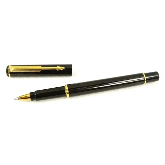Vintage Black and Gold‎ Parker Ballpoint Pen Made in UK
